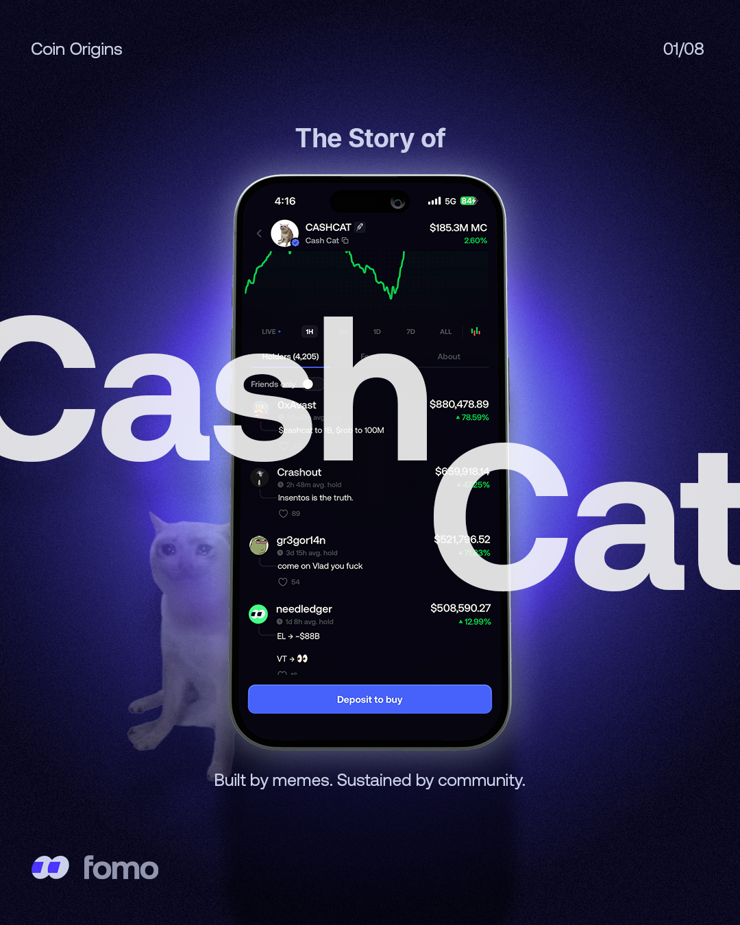 CashCat recovered graphic